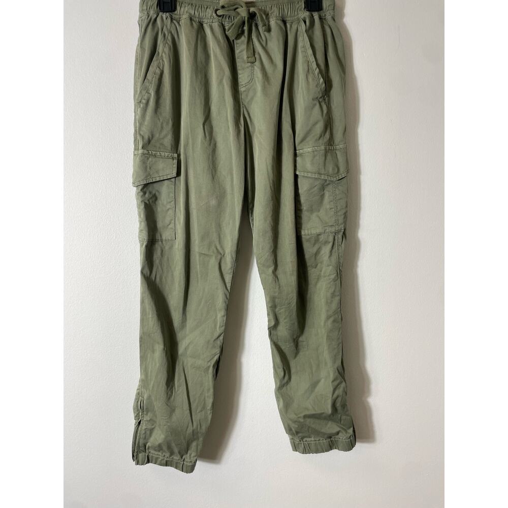 Sanctuary Army Green Chino Cropped Cargo Joggers Sz S
